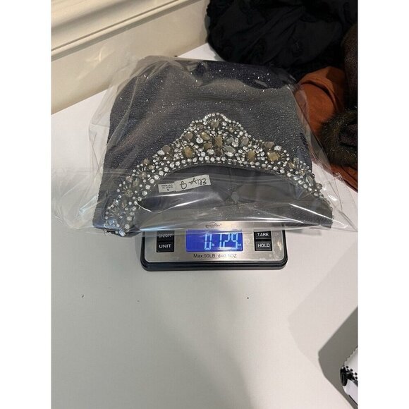 Eliza J Embellished Neck Glitter Dress Party New Years Sparkle Bodycon Sexy 4 - Picture 8 of 12